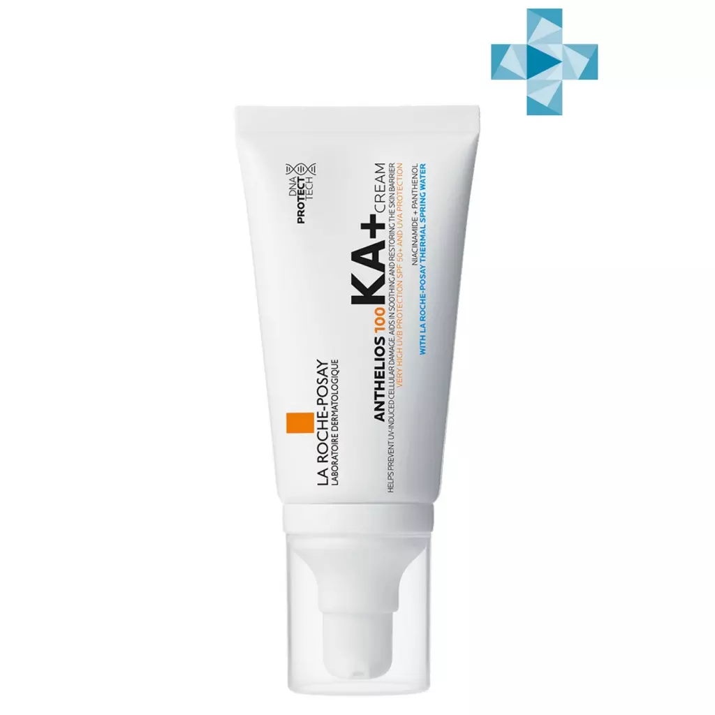  Крем для лица 100 KA+ для максимальной защиты кожи SPF50+, 50 мл (La Roche-Posay, Anthelios)