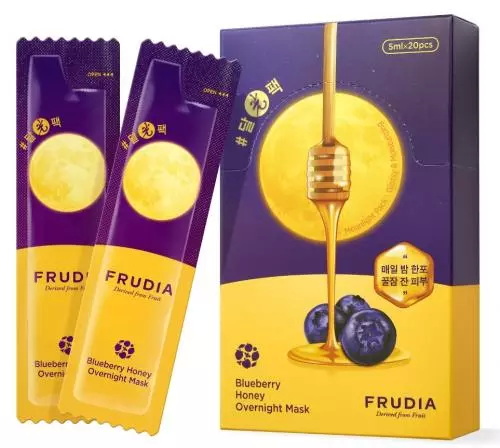 Frudia, Питательная ночная маска с черникой и медом (20x5мл)