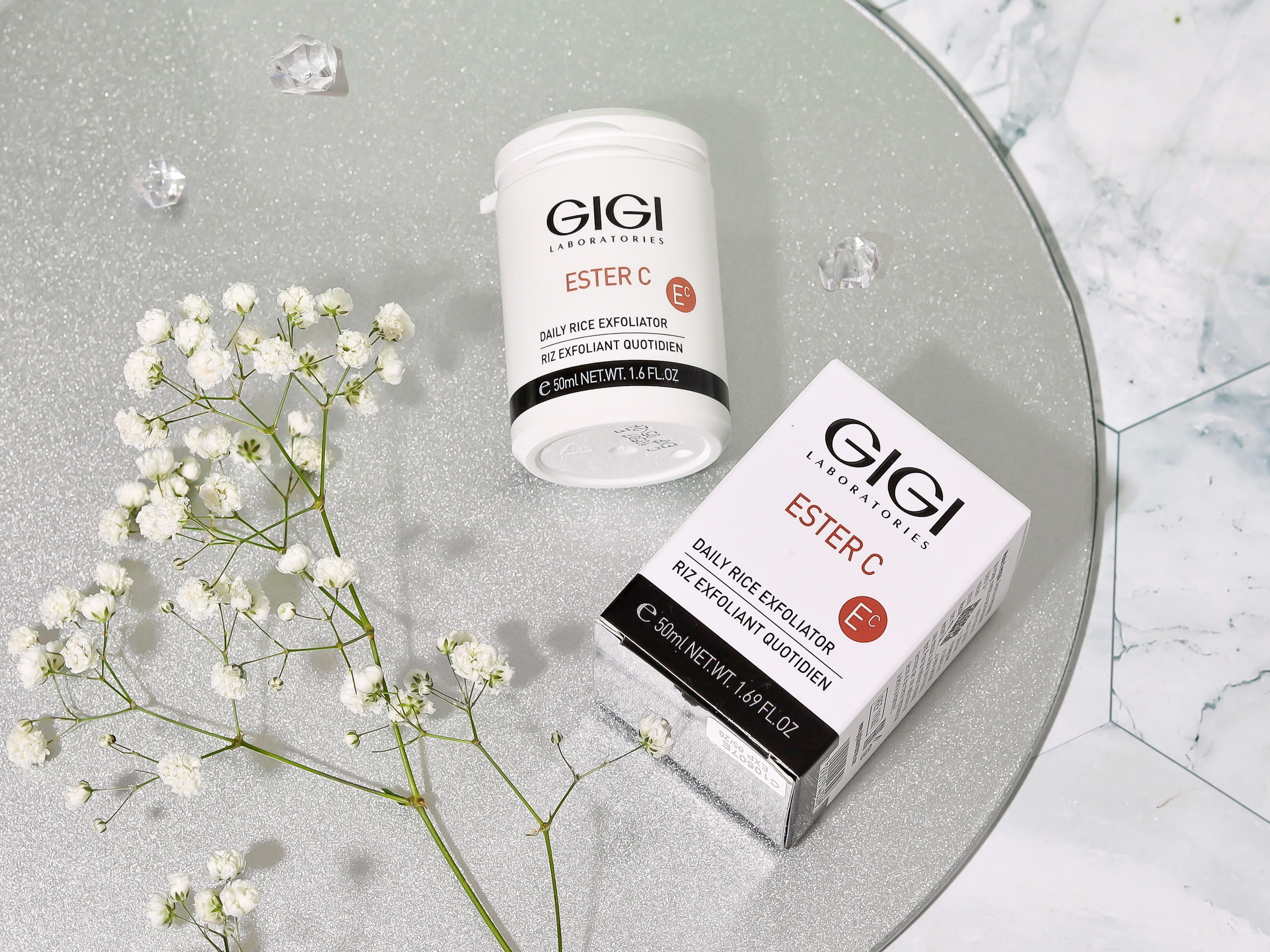 GIGI Эксфолиант пудра для микрошлифовки кожи Ester C Daily Rice Exfoliator отзывы
