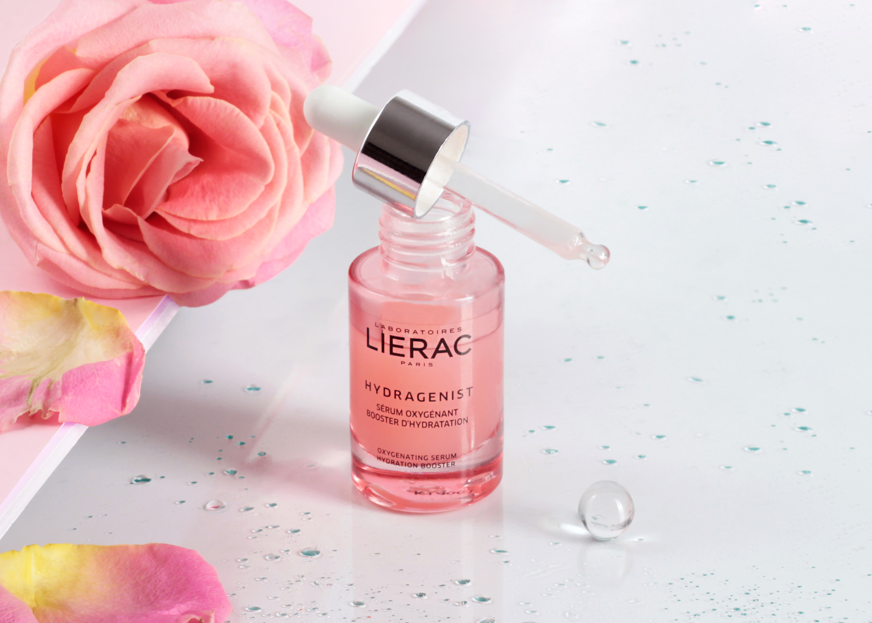 Текстура Сыворотки-бустера кислородной увлажняющей Lierac, Hydragenist Serum oxygenating booster, фото 2