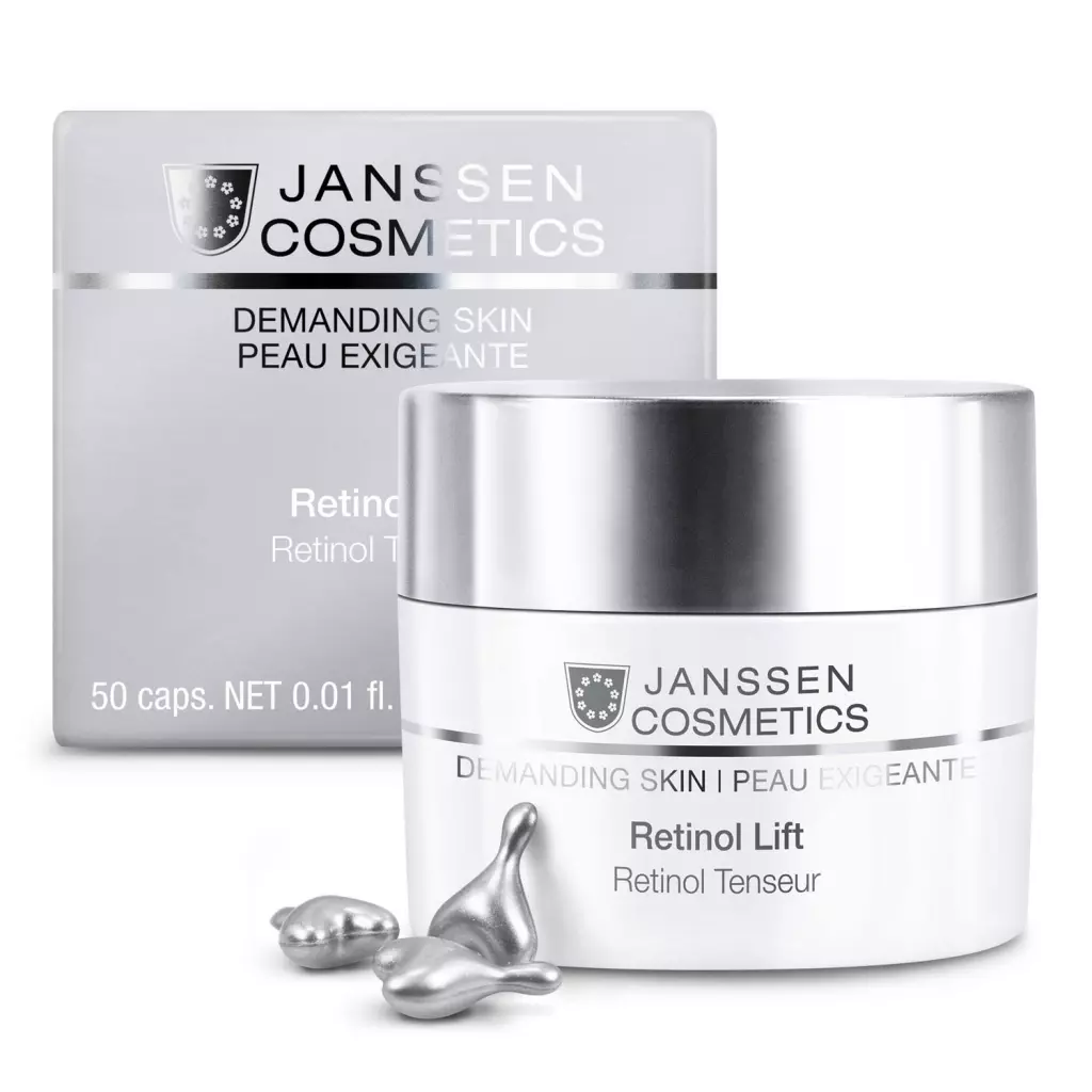 Капсулы с ретинолом для разглаживания морщин Retinol Lift , 50 шт (Janssen Cosmetics, Demanding skin)