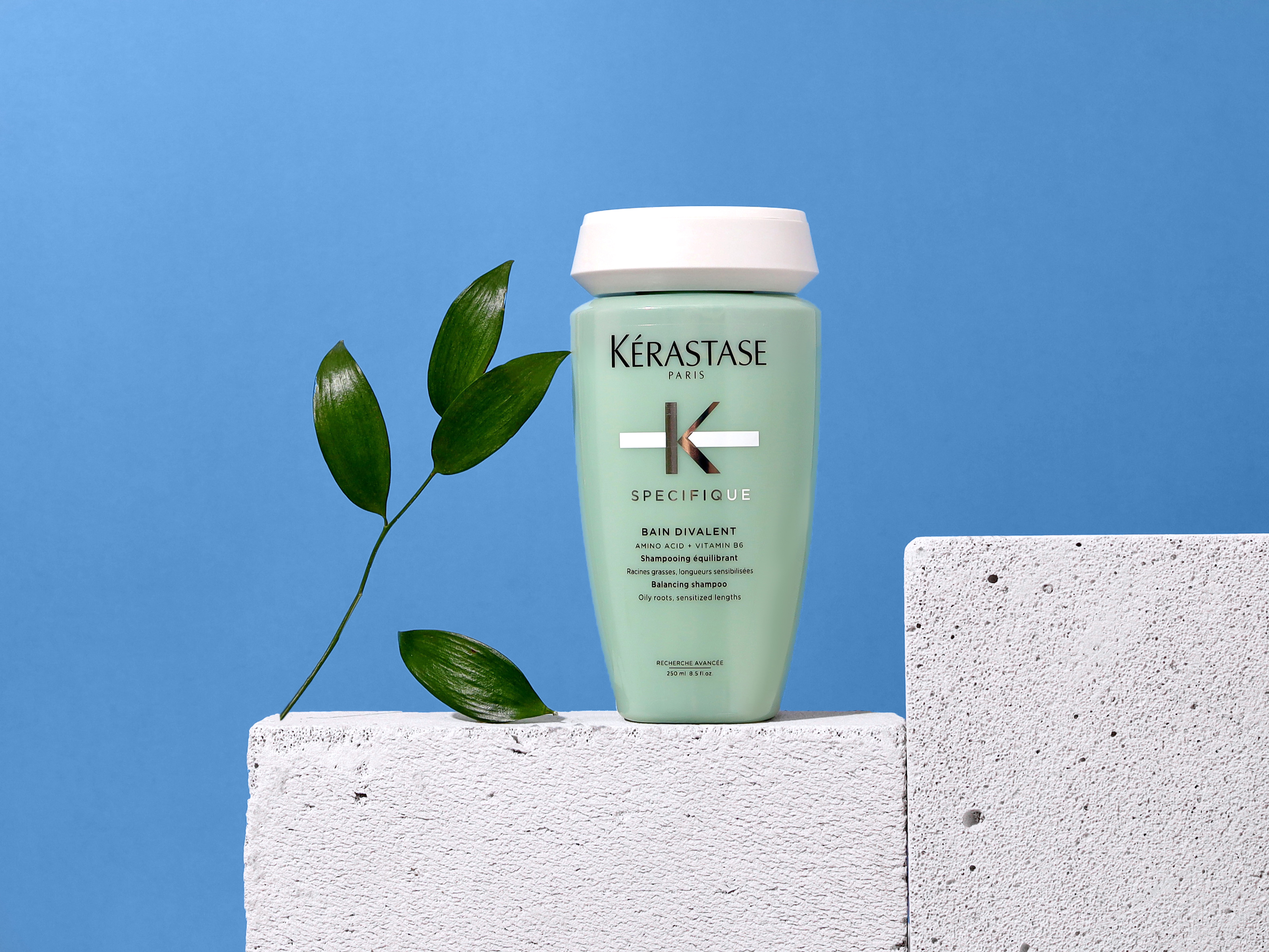 Балансирующий шампунь-ванна Kerastase Divalent для волос, жирных у корней, 250 мл