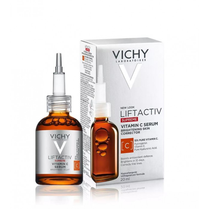 Vichy, Liftactiv Концентированная сыворотка с витамином С (15%) для сияния кожи, 20 мл