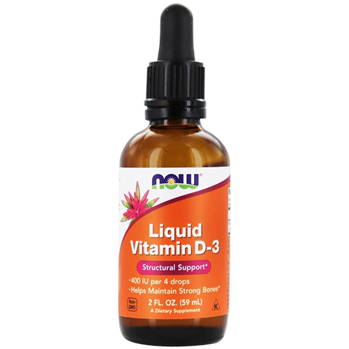 Now Foods Витамин Д3 400 ME в каплях, 59 мл