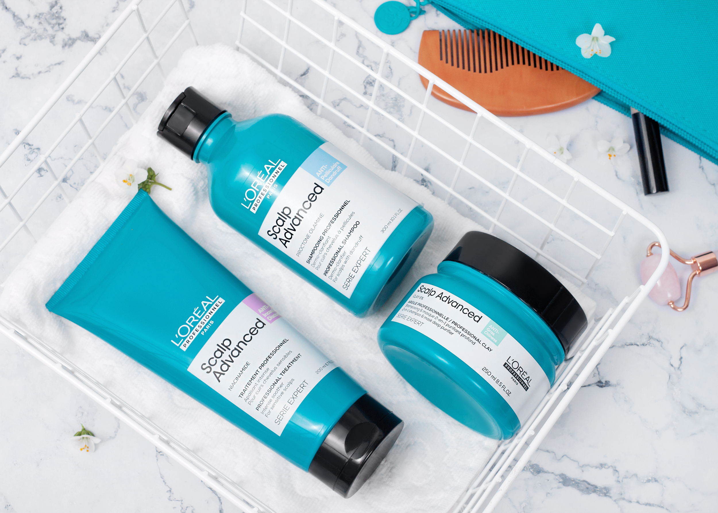 Обзор трех средств из новой гаммы l'Oreal Professionnel Scalp Advanced: шампуня-маски 2-в-1, шампуня против перхоти, геля-ухода для чувствительной кожи головы