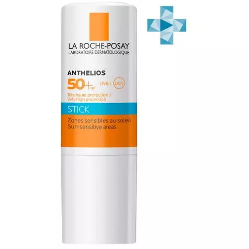 Ля Рош Позе Солнцезащитный стик для чувствительных зон SPF 50+PPD 26, 9 г (La Roche-Posay, Anthelios)