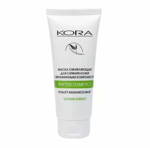 Маска оживляющая для сияния кожи c витаминным комплексом, 100 мл (Кора, Vitamin Energy)