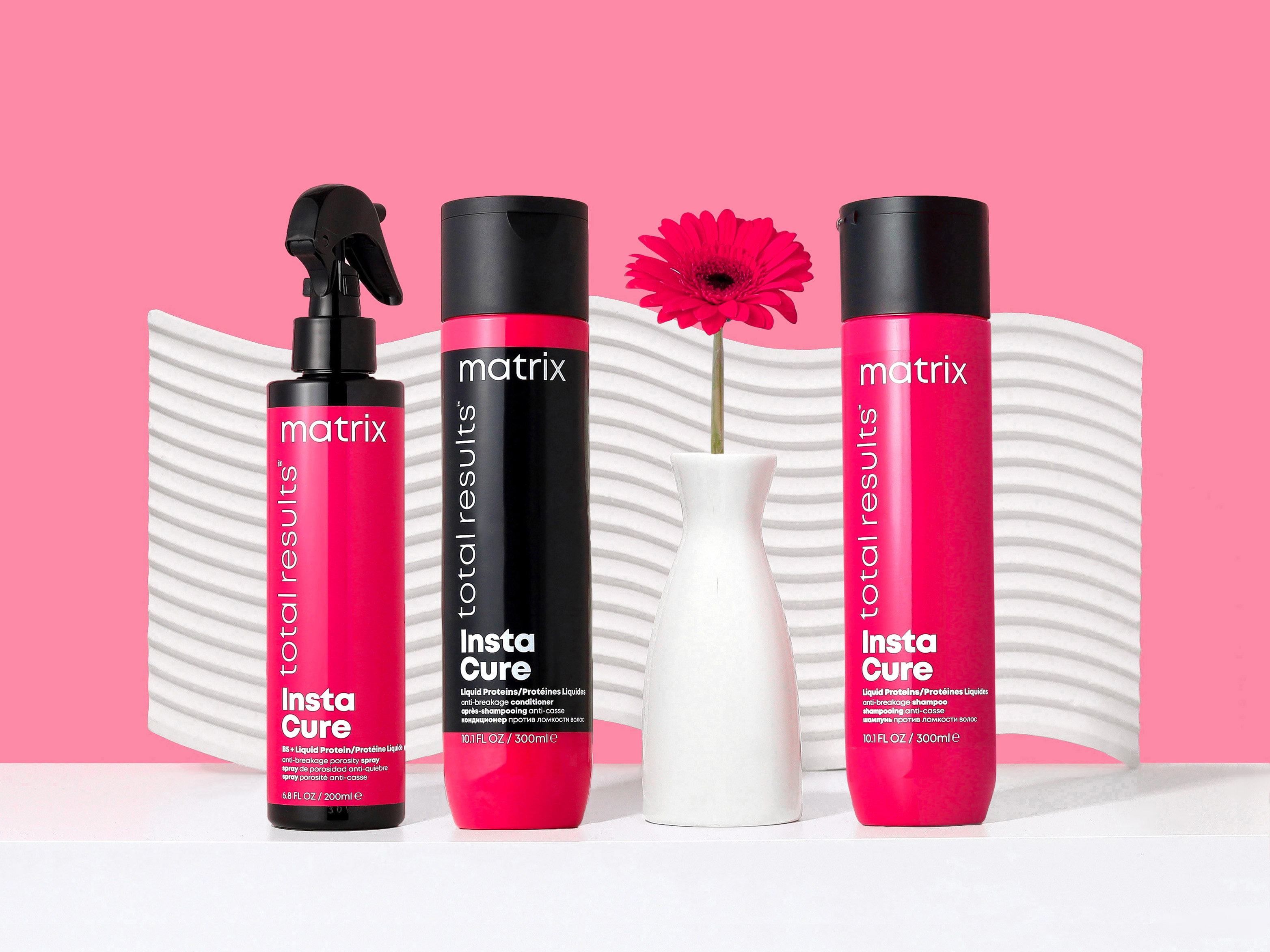 Против ломкости волос: Matrix Instacure Total Results, обзор трех продуктов  - Socolor.ru