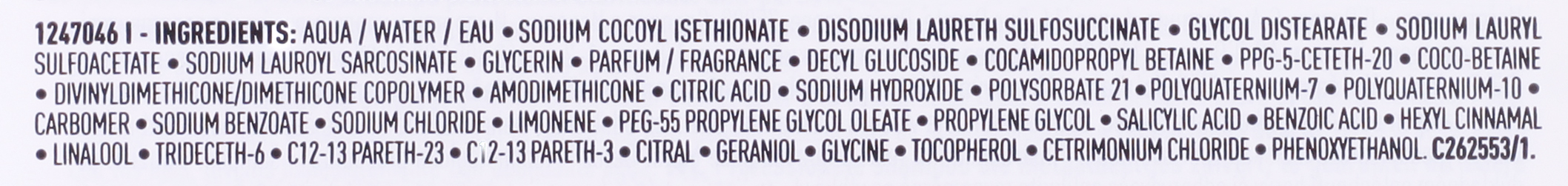 Шампунь для восстановления окрашенных волос L'Oreal Professionnel, Metal Detox, состав