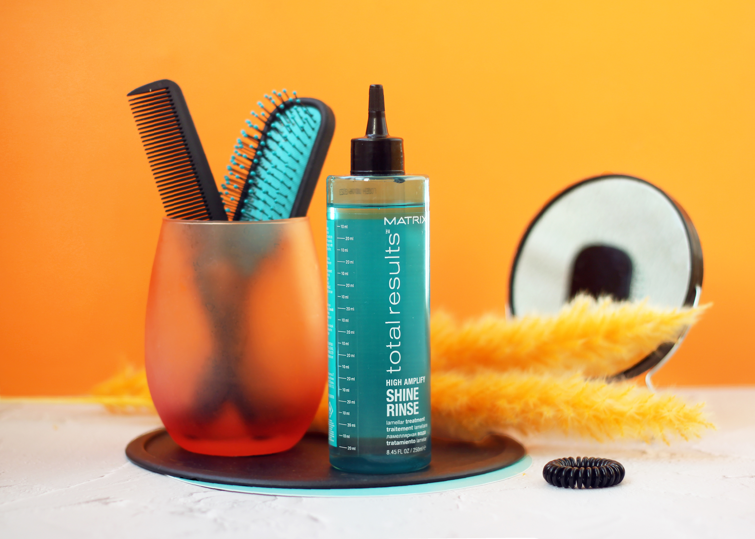 Матрикс Ламеллярная вода Matrix, Total results, High Amplify Shine Rinse, мерная шкала