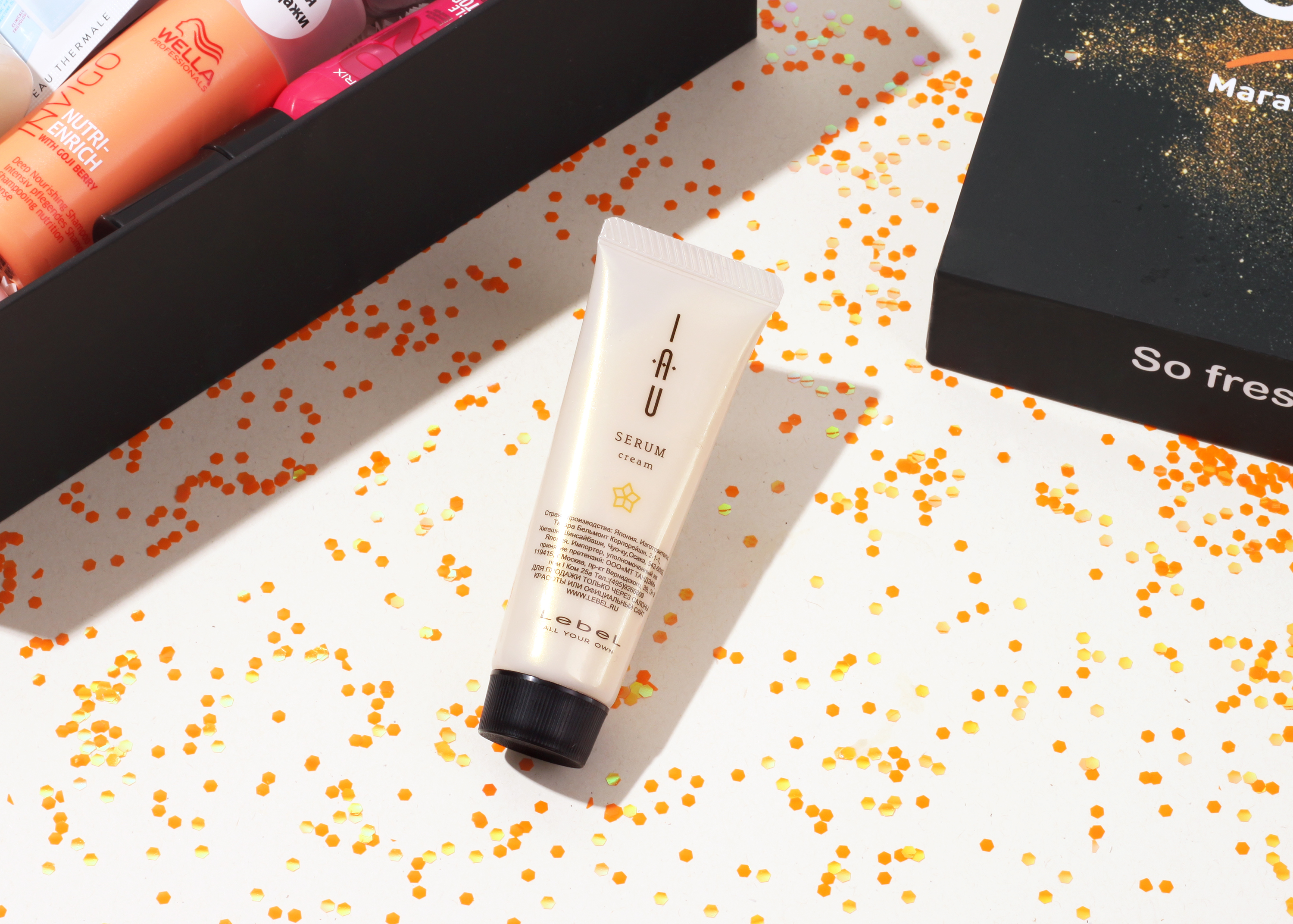 Крем для увлажнения и разглаживания волос IAU Serum Cream, 30 мл