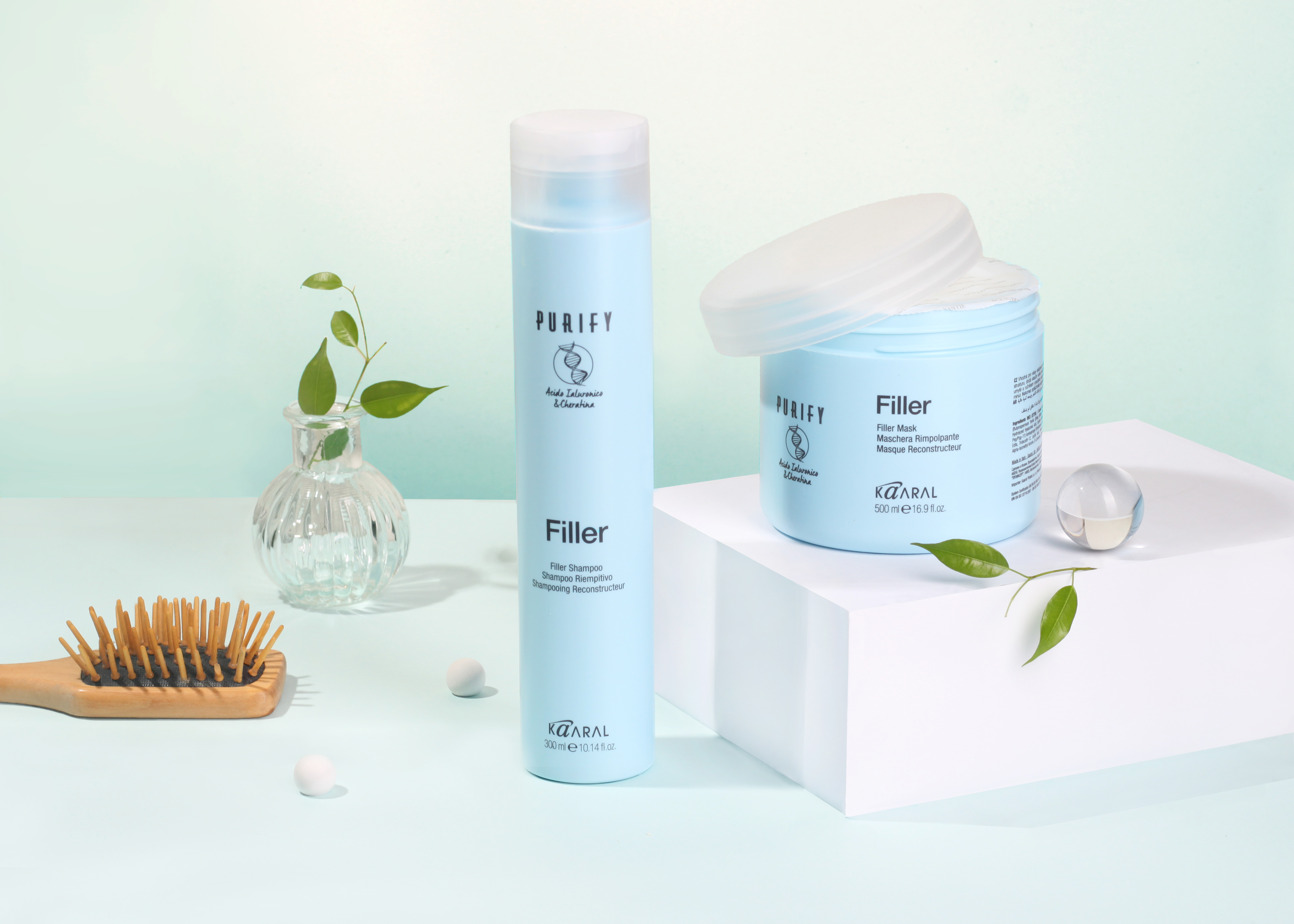 Шампунь и маска Kaaral Purify Filler