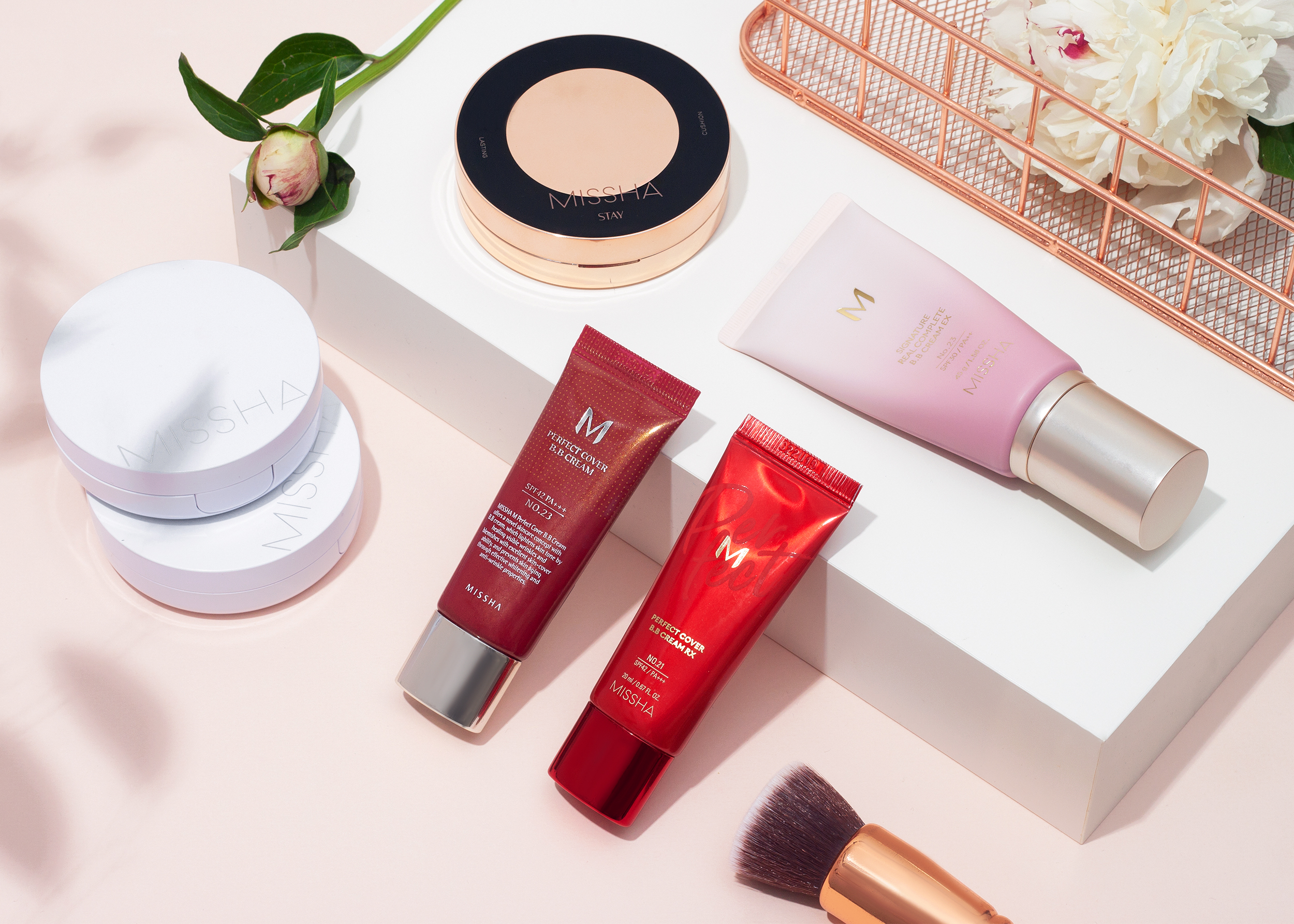 Большой обзор корейских тональных средств Missha: кушоны и BB-кремы