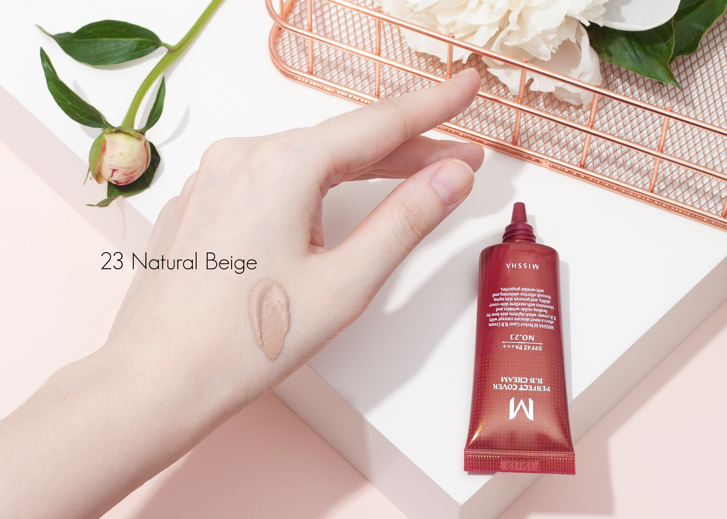 ББ-крем Missha Perfect Cover M BB Cream в оттенке 23 Натуральный бежевый