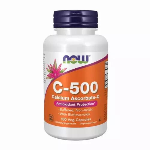 Нау Фудс Витамин С-500 828 мг, 100 капсул (Now Foods, Витамины и минералы)