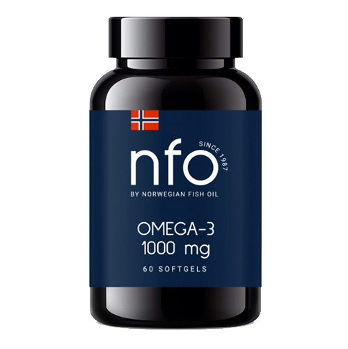 Norwegian Fish Oil Омега-3 1000 мг, 60 капсул