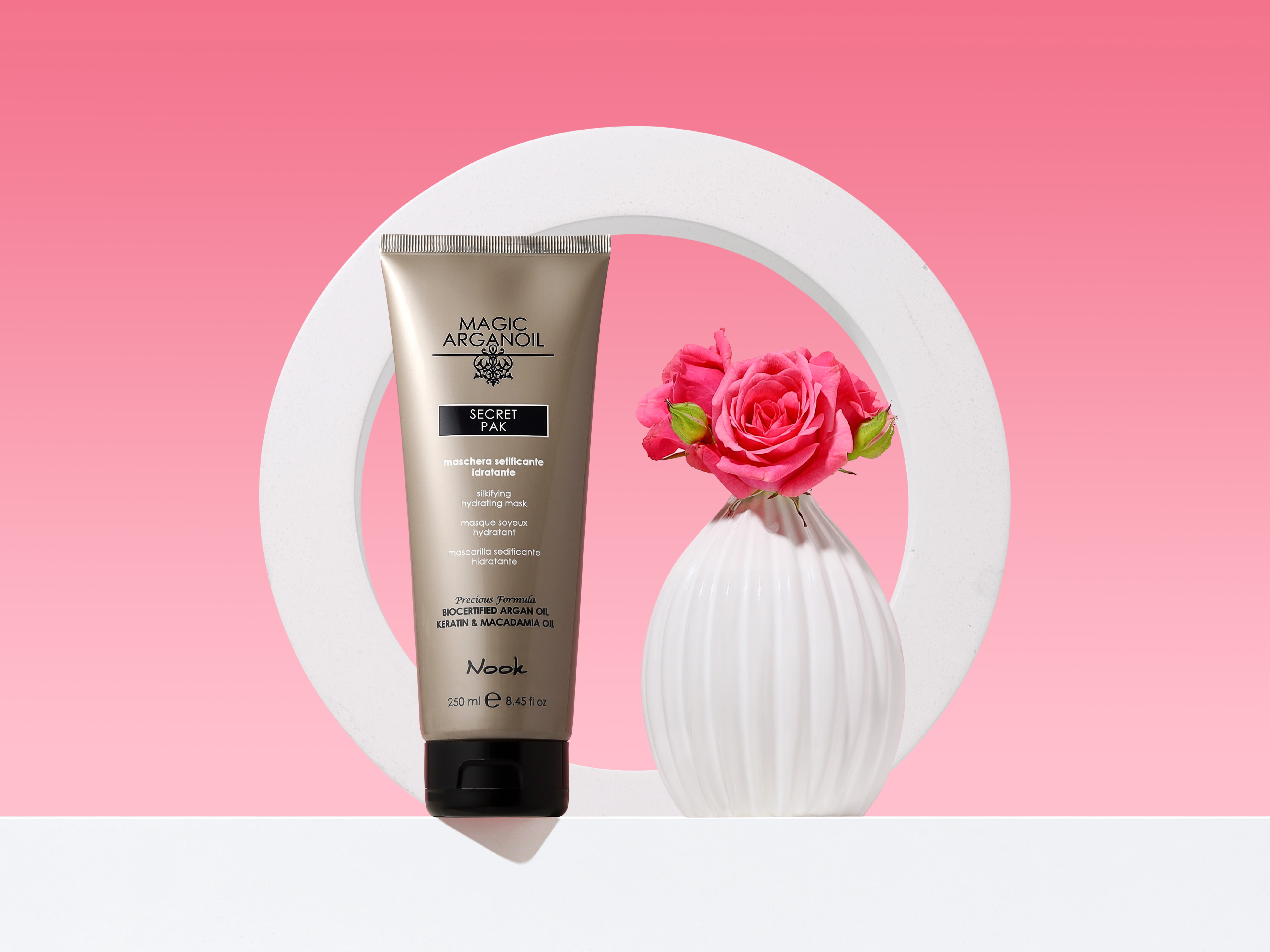 Nook Magic Arganoil Secret Pak Sylkifying Hydrating Mask Увлажняющая разглаживающая маска для волос отзывы