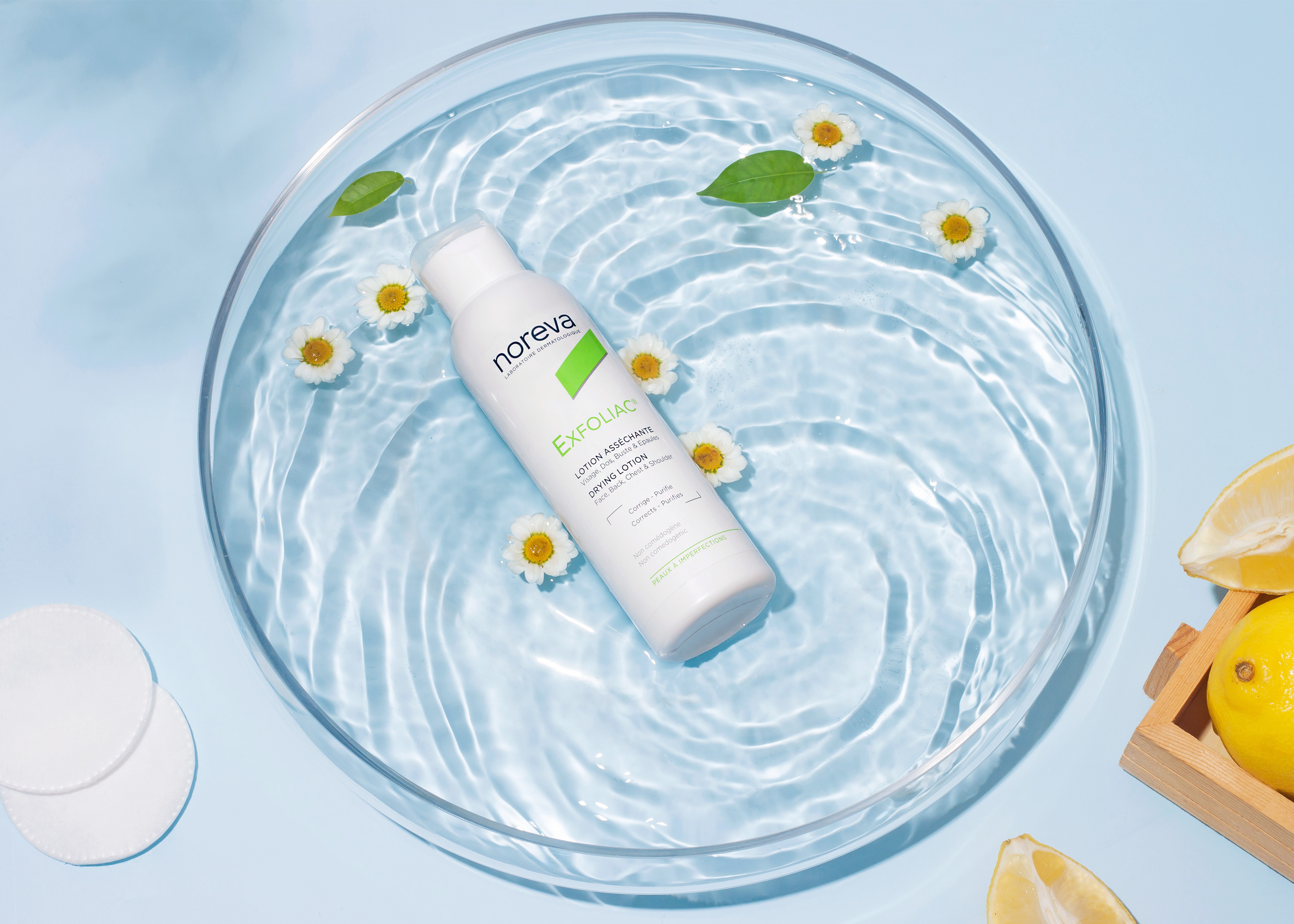 Noreva Exfoliac Лосьон с высоким содержанием АНА для лица, 125 мл