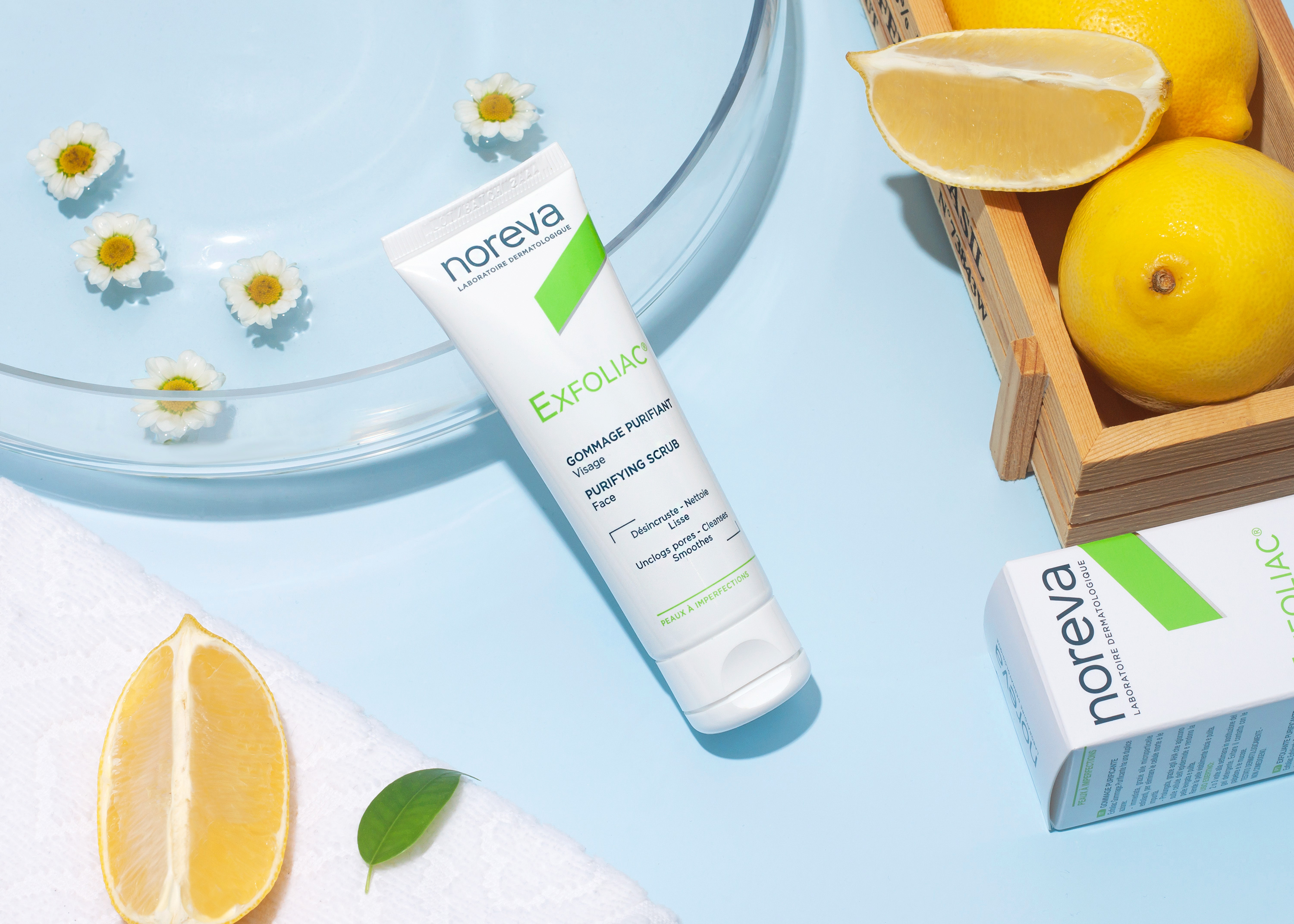 Noreva Exfoliac Очищающий скраб для лица, 50 мл