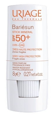 Барьесан Минеральный стик для уязвимых зон SPF50+, 8 гр (Uriage, Bariesun)