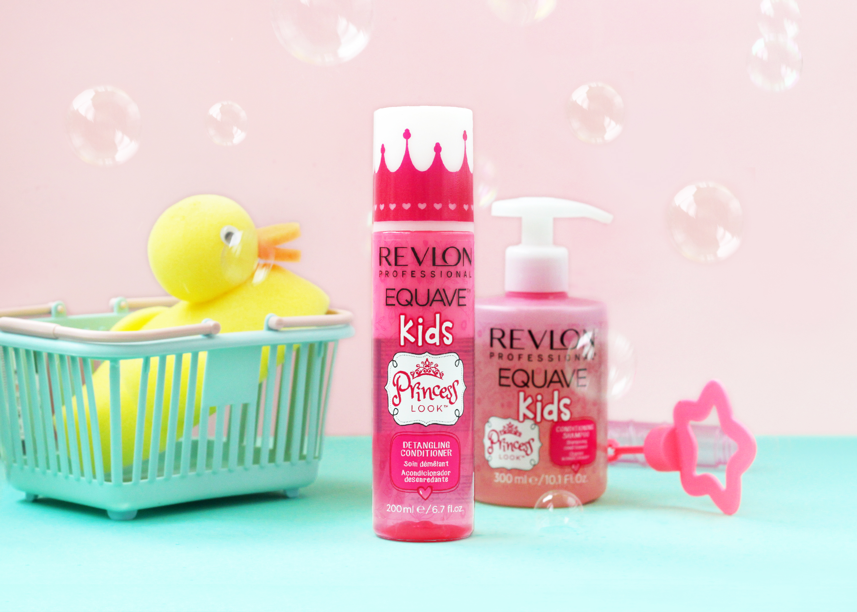 Двухфазный кондиционер, облегчающий расчесывание с блестками Revlon Professional, Equave, Kids Princess, 200 мл