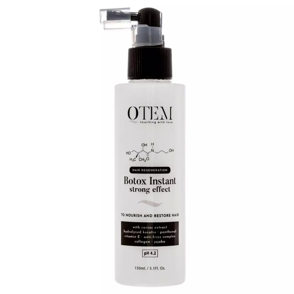 Qtem, Hair Regeneration Восстанавливающий холодный спрей-филлер для волос Instant Strong Effect, 150 мл