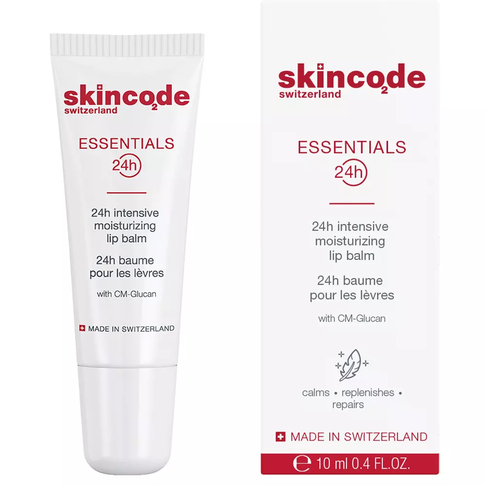 Интенсивно увлажняющий бальзам для губ, 10 мл (Skincode, Essentials 24h)