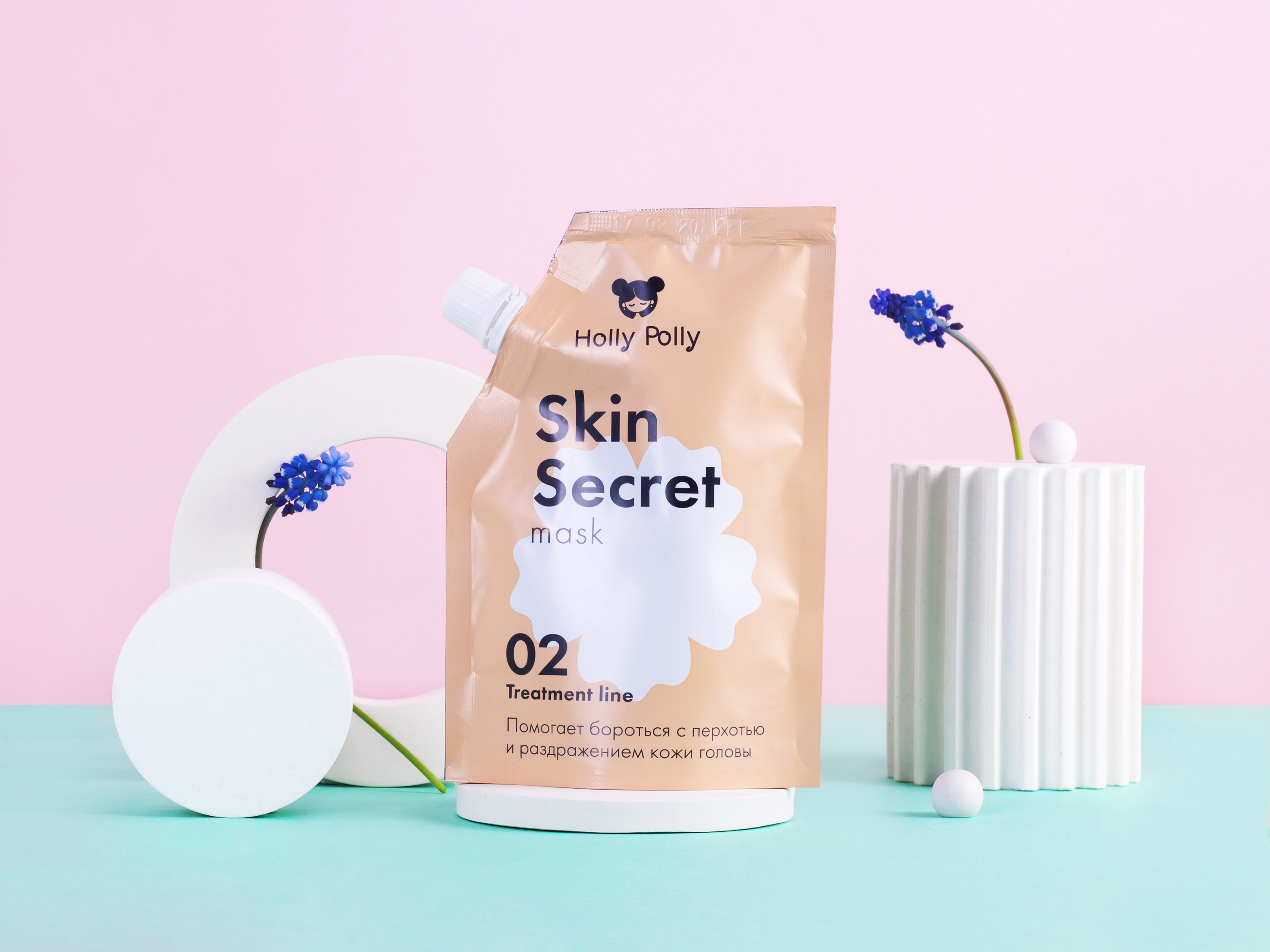 Успокаивающая маска для кожи головы Holly Polly Skin Secret, 100 мл 
