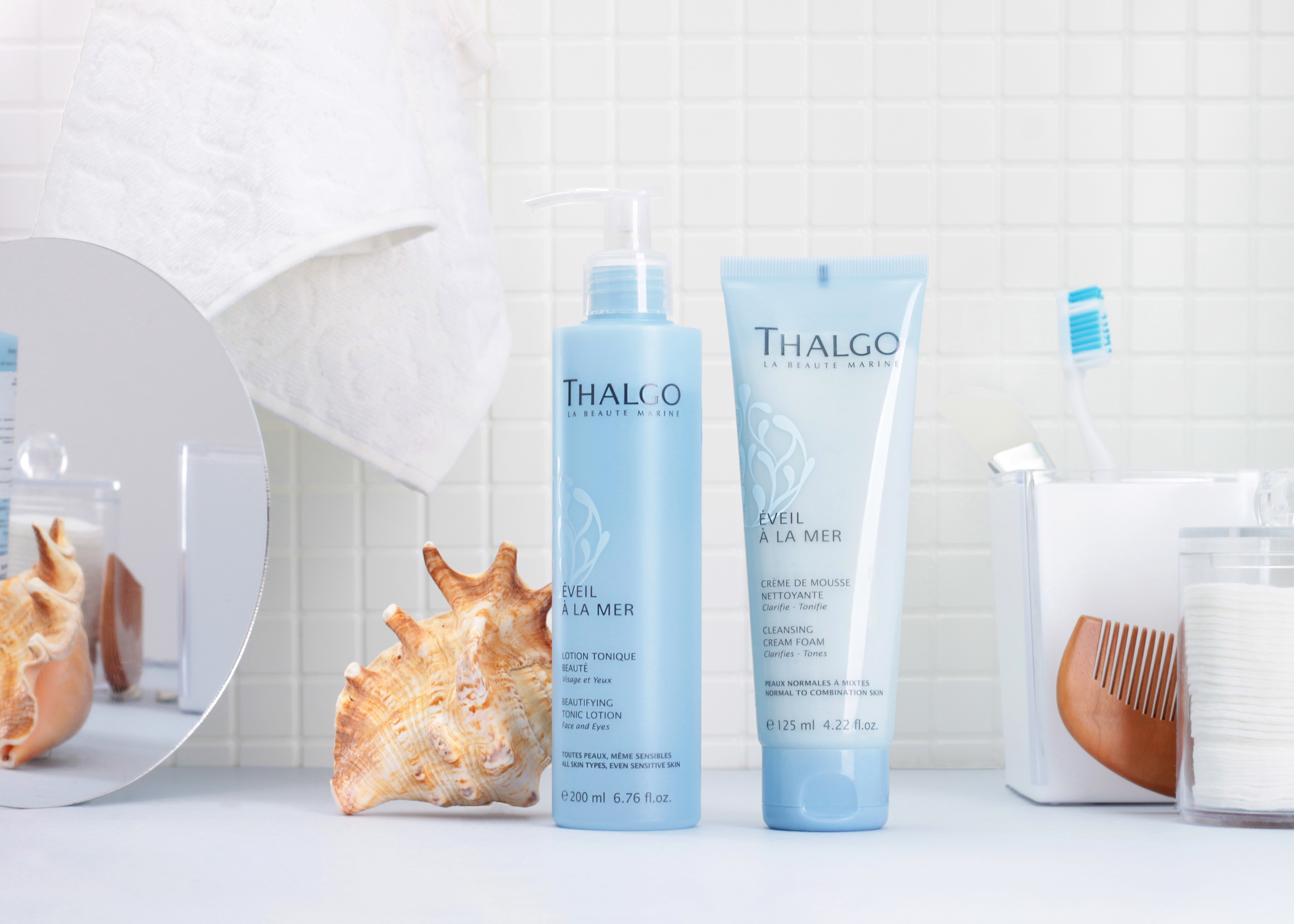 Тоник и очищающий мусс Thalgo, Eveil a la Mer