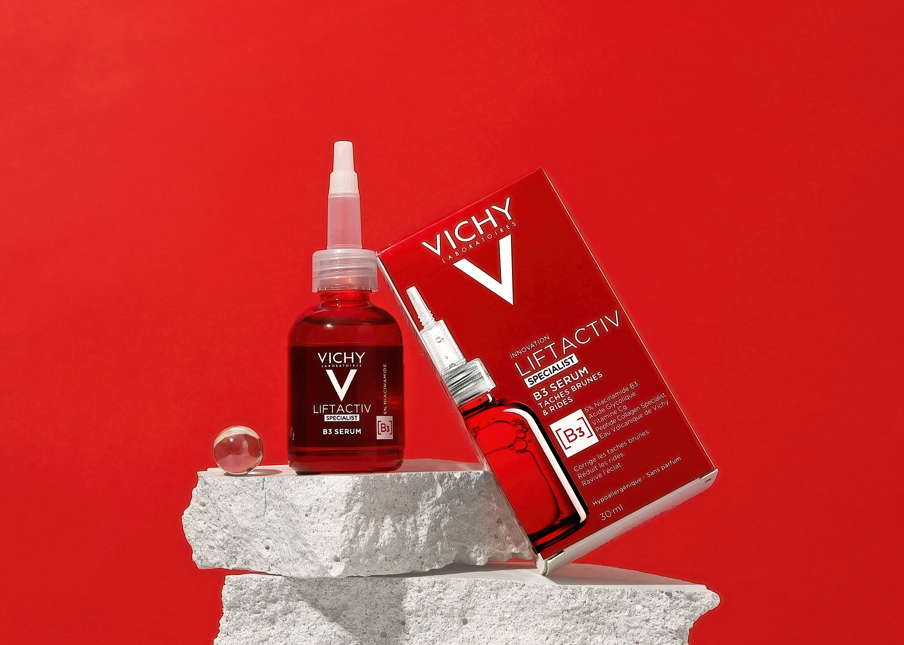 Vichy Liftactiv Сыворотка комплексного действия с витамином B3 против пигментации и морщин, 50 мл