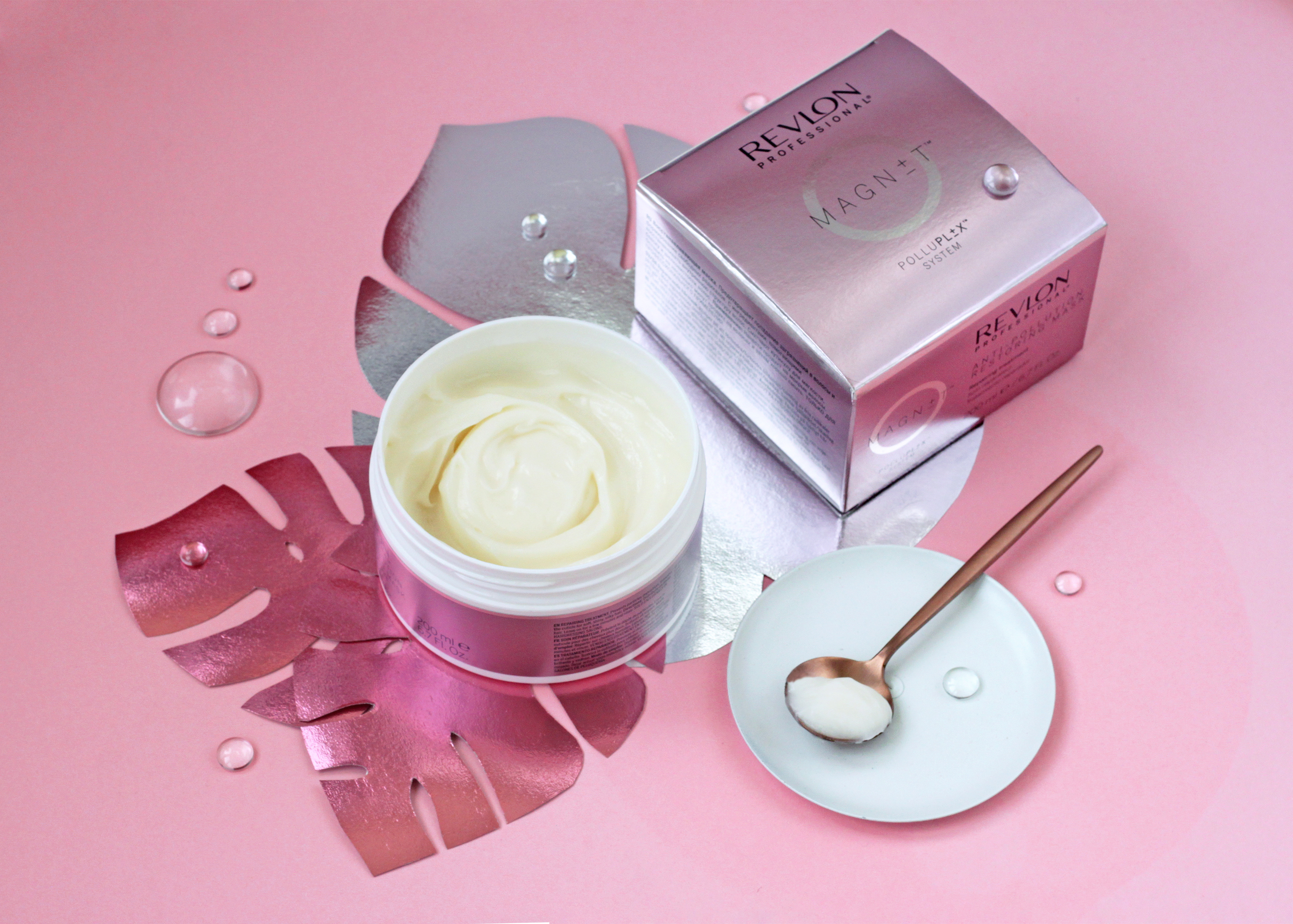 Ревлон Восстанавливающая маска для волос Revlon Professional, Magnet Anti-Pollution Restoring Mask, текстура