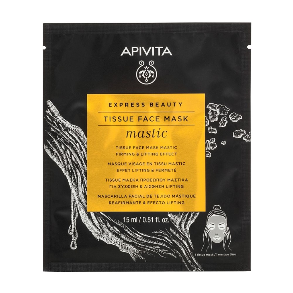 

Apivita Маска тканевая для лица с мастикой, 15 мл (Apivita, Express Beauty), Express Beauty