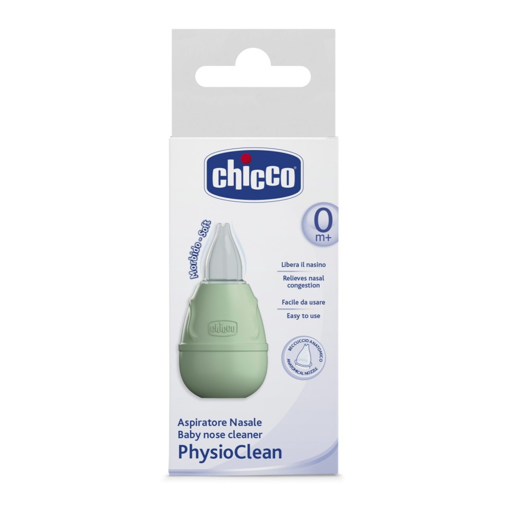 

Chicco Аспиратор назальный для детей от 0 месяцев, 1 шт. (Chicco, PhysioClean)