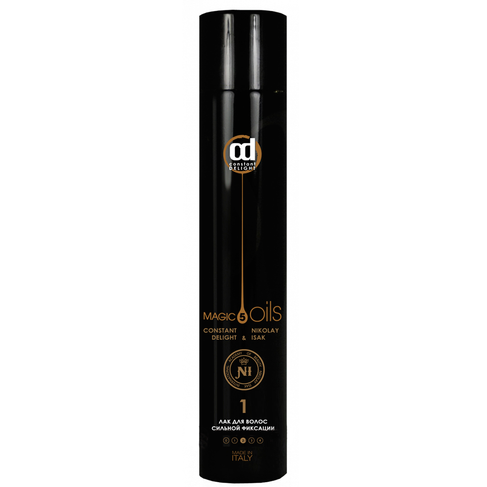 Купить Constant Delight Лак для волос без запаха сильной фиксации 5 Масел №1, 400 мл (Constant Delight, 5 Magic Oils)