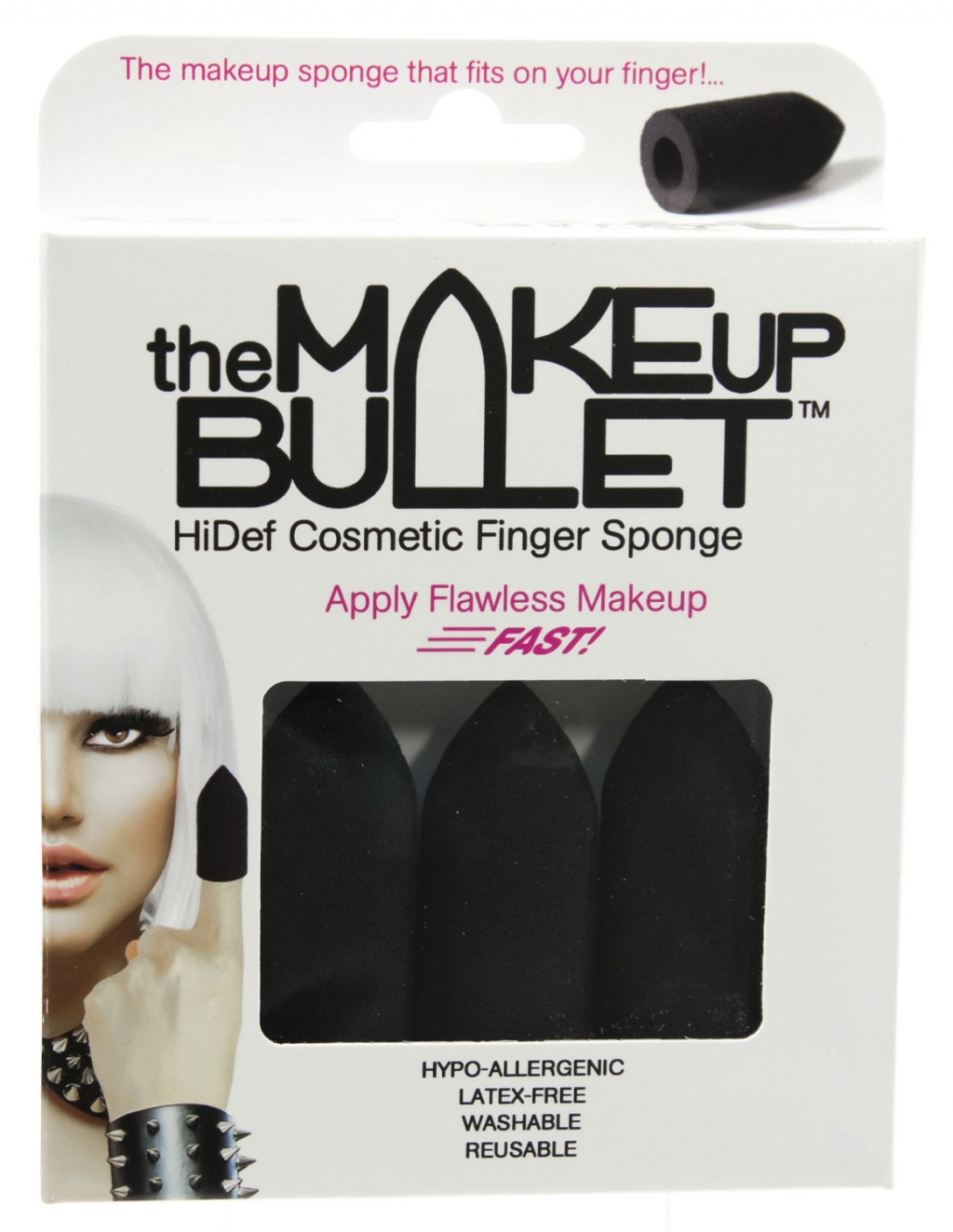 The Makeup Bullet Косметический спонж, 3 шт (The Makeup Bullet, Sponge)