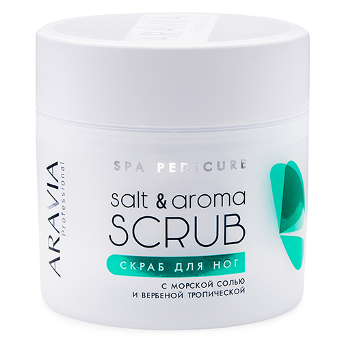 

Aravia Professional Скраб для ног с морской солью и вербеной тропической Salt&Aroma Scrub, 300 мл (Aravia Professional), Aravia Professional