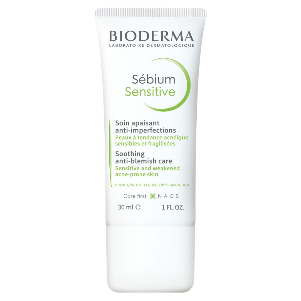 Bioderma Увлажняющий успокаивающий крем для проблемной кожи Sensitive, 30 мл (Bioderma, Sebium)