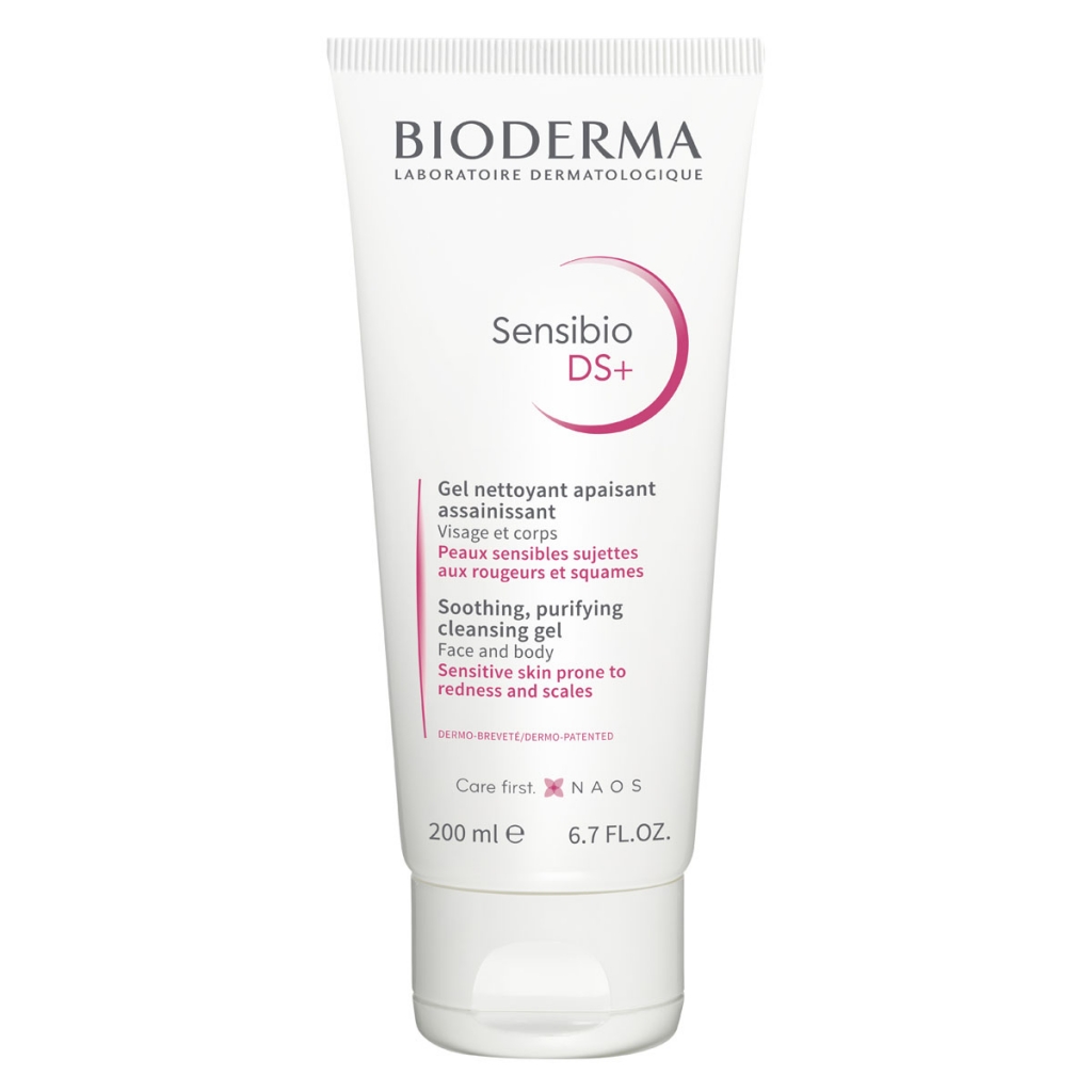 Bioderma Очищающий гель для кожи с покраснениями и шелушениями DS+, 200 мл (Bioderma, Sensibio)