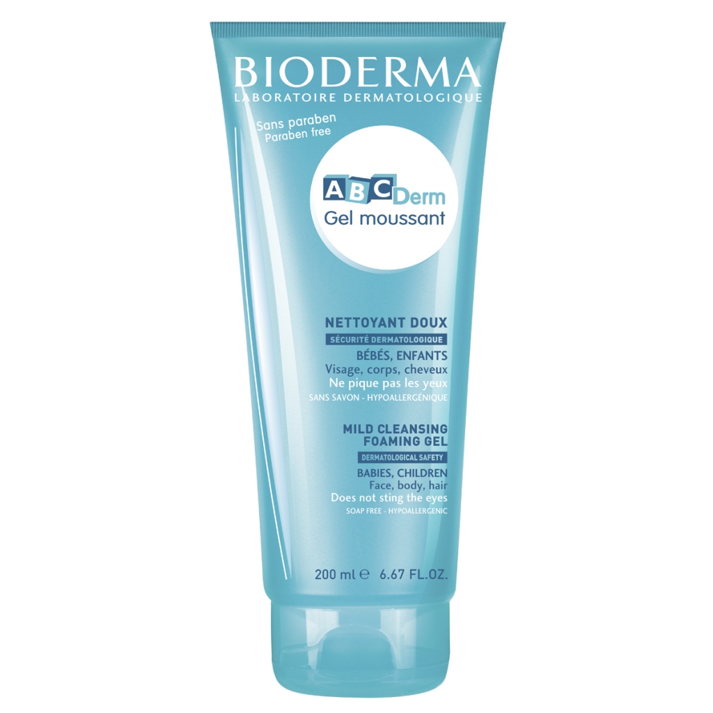 Bioderma ABCДерм Мягкий очищающий гель для лица и тела, 200 мл (Bioderma, ABCDerm)