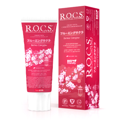 

R.O.C.S Зубная паста Ветка Сакуры, 74 г (R.O.C.S, Зубные пасты Adults)