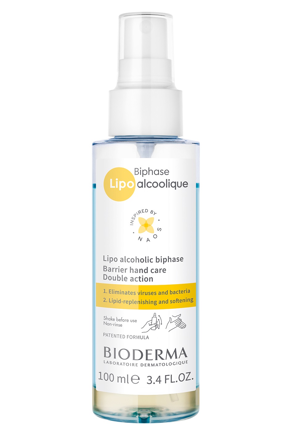 Bioderma Спрей Bioderma LIPO спиртовой двухфазный уход 100 мл (Bioderma, )