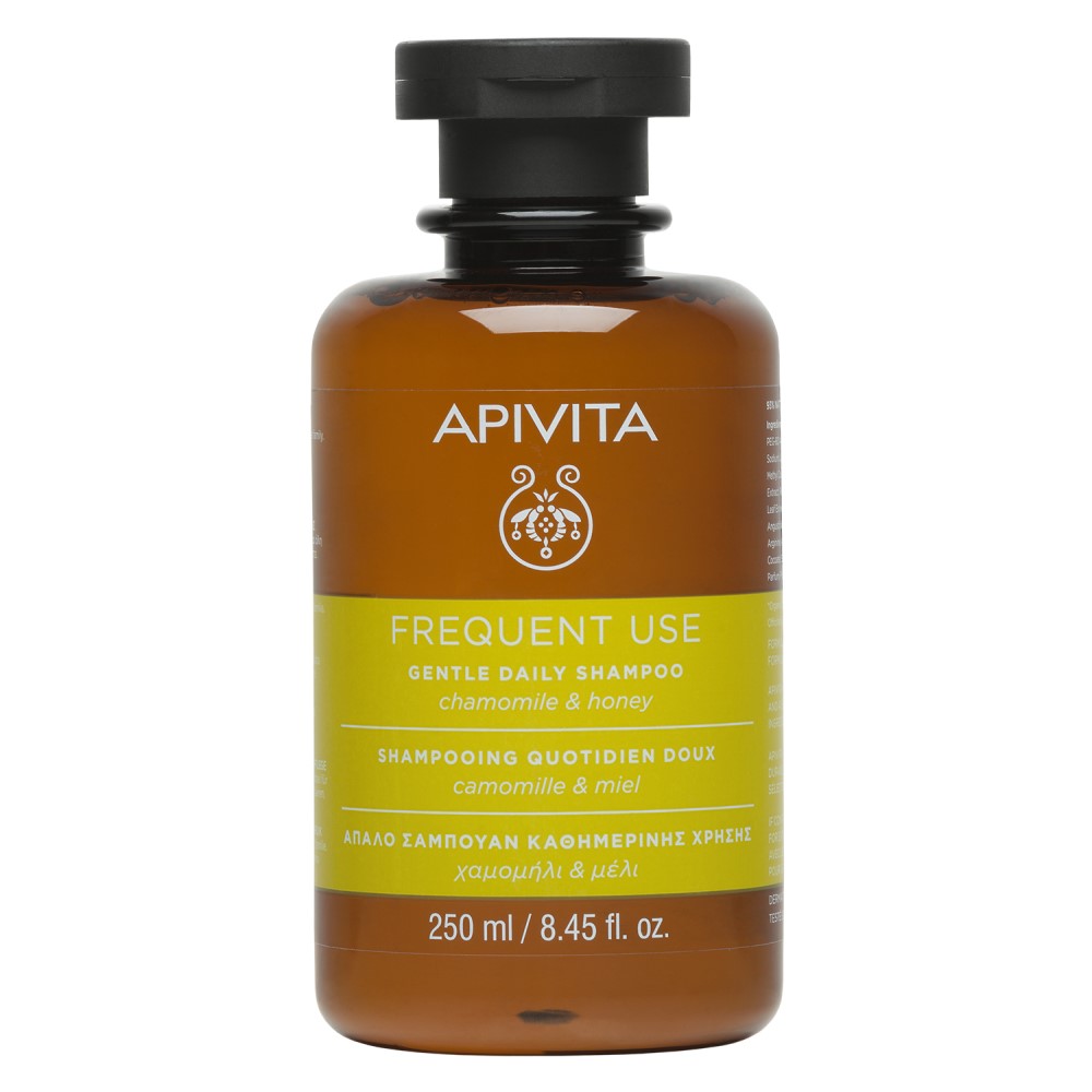 Apivita Шампунь для частого использования с ромашкой и мёдом, 250 мл (Apivita, Hair)