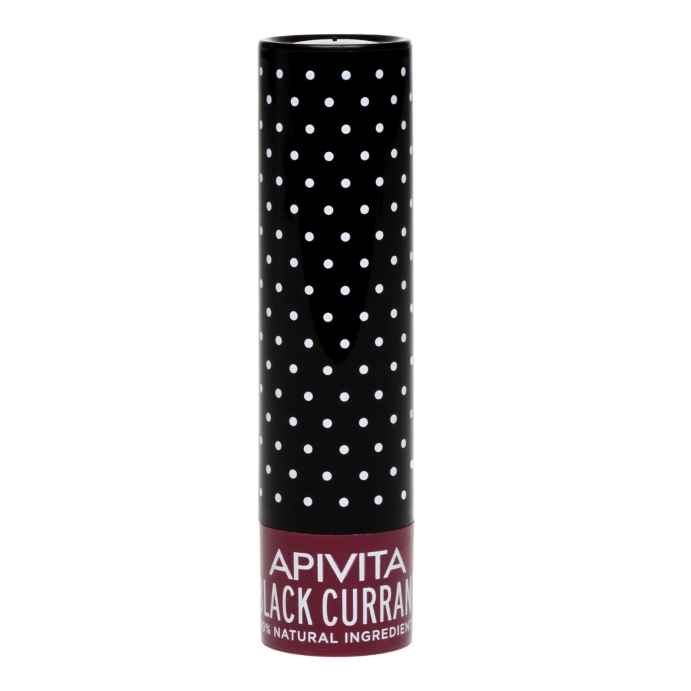 Apivita Уход для губ с оттенком черной смородины, 4,4 г (Apivita, Lip Care)