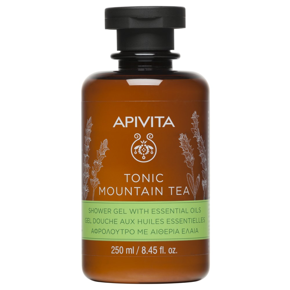 Apivita Гель для душа Горный чай с эфирными маслами, 250 мл (Apivita, Body)