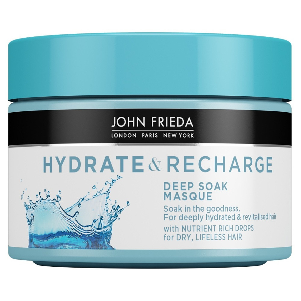 John Frieda Интенсивно увлажняющая маска для сухих волос Deep Soak Masque, 250 мл (John Frieda, Hydrate & Recharge) от Socolor