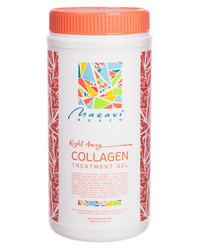 Maravi Beach Гель для волос "Right Away Collagen" 1000 мл (Maravi Beach, Right Away)