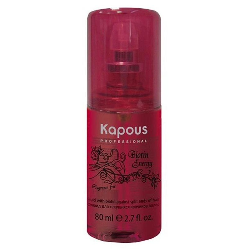 Kapous Professional Флюид для секущихся кончиков волос с биотином Biotin Energy, 80 мл (Kapous Professional, Fragrance free) от Socolor