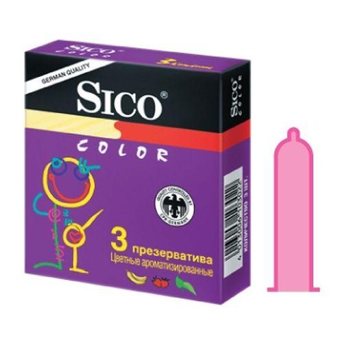 Sico Презервативы Color (цветные ароматизированные) (Sico, Sico презервативы)