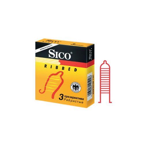 Купить Sico Презервативы Ribbed № 3 (ребристые) (Sico, Sico презервативы)