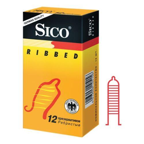 Sico Презервативы Ribbed № 12 (ребристые) (Sico, Sico презервативы)